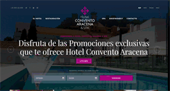 Desktop Screenshot of hotelconventoaracena.es