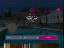 Tablet Screenshot of hotelconventoaracena.es